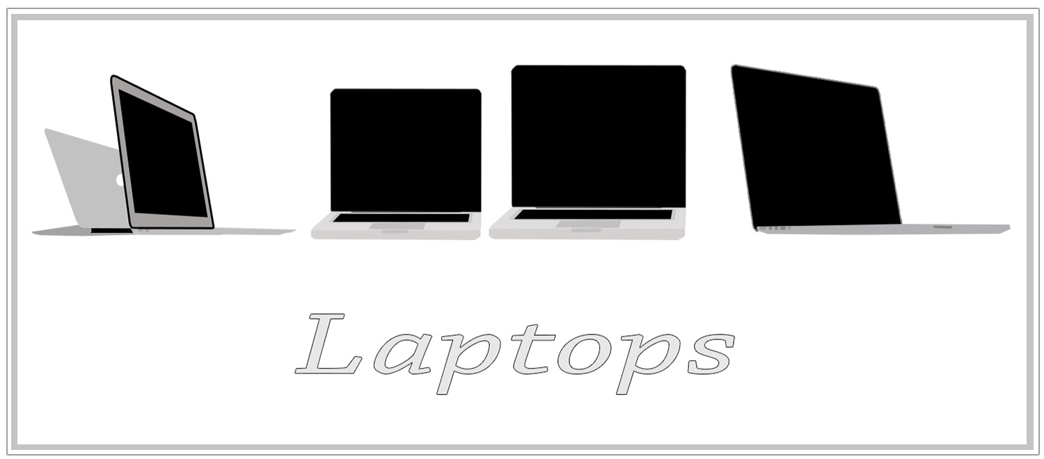 Laptops with frame